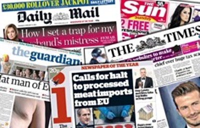 Media articles on war criminals in UK